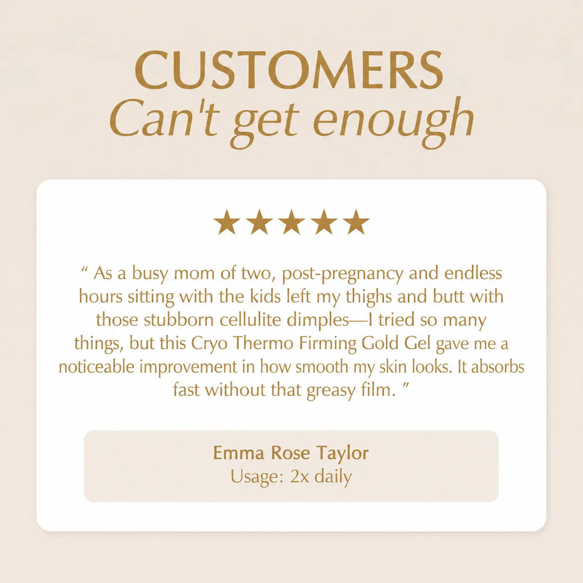 UMEXPRO™Cryo Thermo Firming Gold Gel