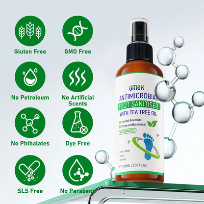 Umex® Tea Tree Foot Spray – 7-Day Foot Care for Fungus & Odor