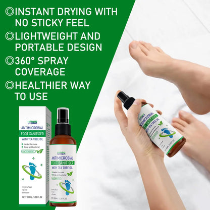 Umex® Tea Tree Foot Spray – 7-Day Foot Care for Fungus & Odor