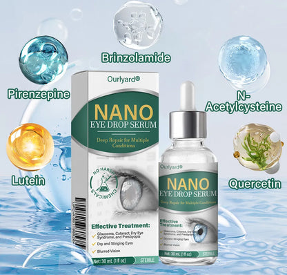 👩‍⚕️Ourlyard® Nano Eye Drops Serum ✅FDA Approved(Suitable for presbyopia, dry eye syndrome, glaucoma, and cataracts) 🌷